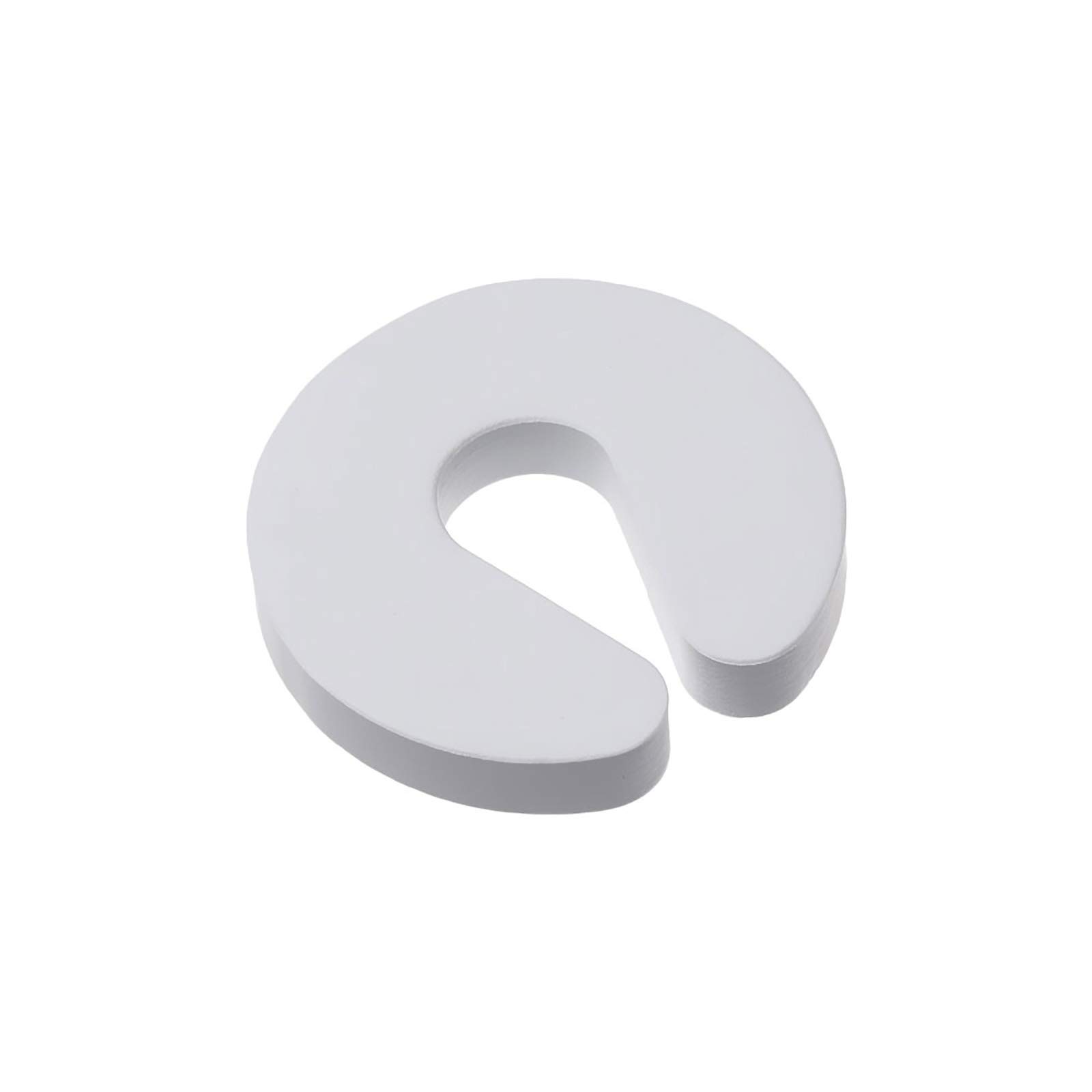 Door Finger Guards Baby Proofing Doors Made Easy with Soft, Prevents Finger Pinch Injuries, Slamming Doors, and Child or Pet from Getting Locked in Room White 1PCS