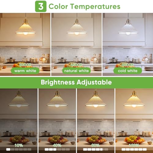 Kimjo Rechargeable Bulb with Battery - Rechargeable Bulb with Remote Control E27 7W - Camping Lamp USB 3 Colours Dimmable - Button Control Outdoor Emergency Light Pack of 2