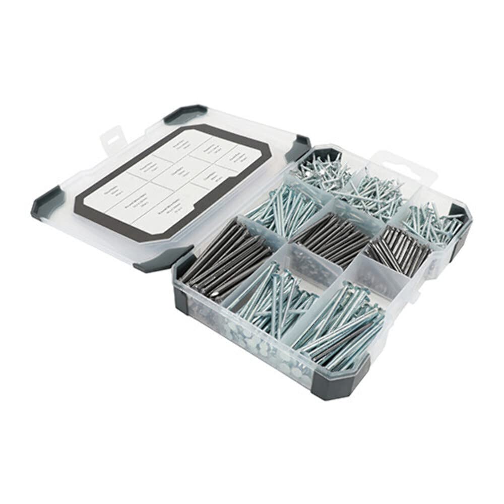 TIMCO Mixed Tray - Pins & Nails - Bright - 495pcs