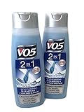 Alberto Vo5 2 in 1 Moisturizing Shampoo + Conditioner (2 Pack of 12.5 Fl Oz Bottles)