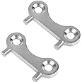 HUTUNOUY 2pcs Boat Gas Cap Key, 316 Stainless Steel Marine Bayliner Boat Cap Gas Replacement Key for Fuel Water Tank