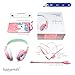 BuddyPhones Wave, Foldable Waterproof Bluetooth Headphones, SafeAudio Volume-Limiting Options 75/85/94dB, Works Wired or Wireless, for Toddlers to Young Adults by Onanoff (Unicorn)
