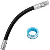 12 Inch 3000 PSI Power Washer Pulse Hose replace A16746 D24573 | 3/8 Inch Pressure Washer Whip Hose Compatible with Excell Devilbiss XR VR Series XC XR2600, Includes PTFE Tape, 1 Pack