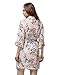 Skyfitting Women's Kimono Robe, Cotton Bridesmaid Robes, Short Regular Size / 36