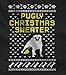 Pugly Christmas Sweater - Funny Pug Ugly Christmas Sweater Xmas Party Sweatshirt