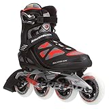 Rollerblade 2015 MACROBLADE 90 High Performance Fitness Skate, Black/Red, US Men 9