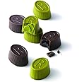 ROYCE Tea Chocolat "Hojicha & Matcha" - Mix of Chocolates with a Hojicha or Matcha Cream Center and Cookie Crunch | Japanese Chocolate from Hokkaido (10 Pieces of Chocolate)