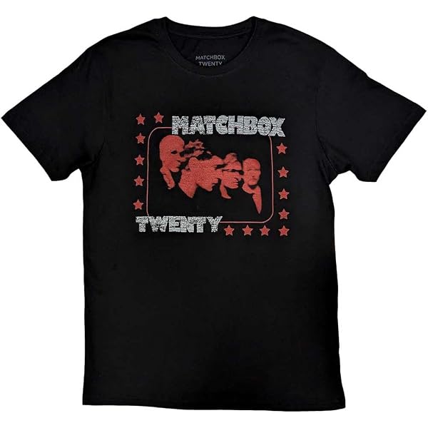 Matchbox Twenty Yourself Band Logo T Shirt Size S Charcoal