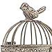 Stonebriar Decorative Small Aged Metal Wire Bird Cage