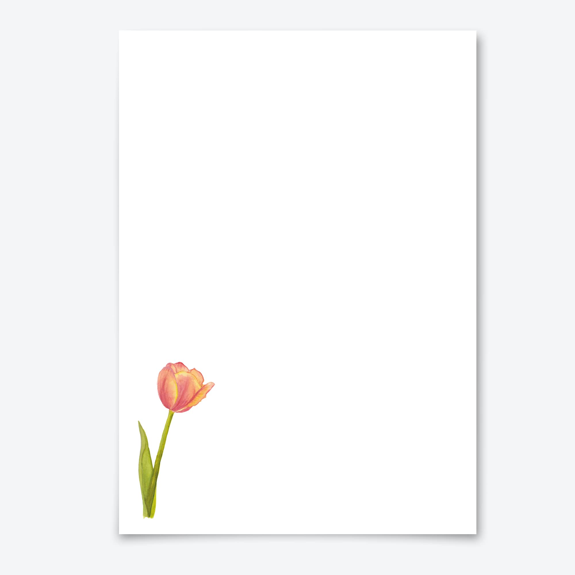 Me Loovely Tulip Letter Writing Paper and Envelopes Set Stationery Supplies for School Home & Office | Christmas Gifts (Refill - 20 Letters with Envelopes)