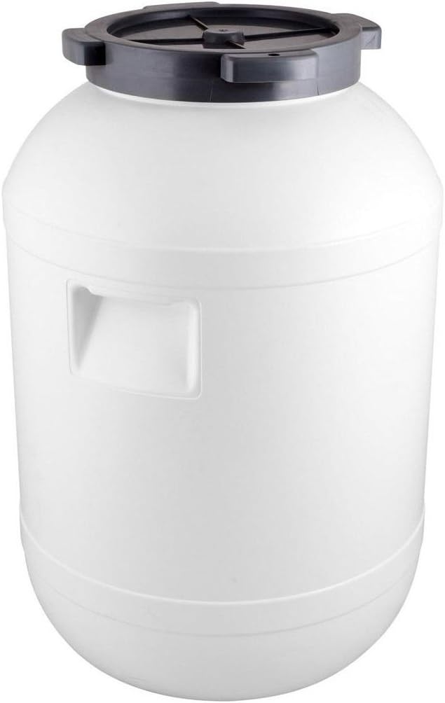 Plastic Barrel with Screw Cap Ideal for Fermentation or Food Storage 5/10/20/30L (60L Barrel)