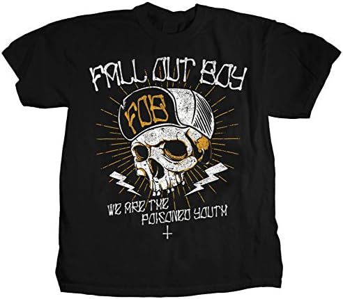 Fall Out Boy - Poisoned Youth Skull T-Shirt Size M