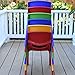 ECR4Kids School Stack Resin Chair, Indoor/Outdoor Plastic Stacking Chairs for Kids, 10 inch Seat Height, Assorted Colors (6-Pack)