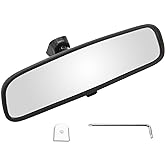 RLB-HILON Rear View Mirror Compatible with Hyundai and Kia Models | for Elantra Sonata Tucson Veloster Santa Fe Forte Optima Forte5 Sorento Soul Rio K5 Sedona Sportage Day/Night Mirror