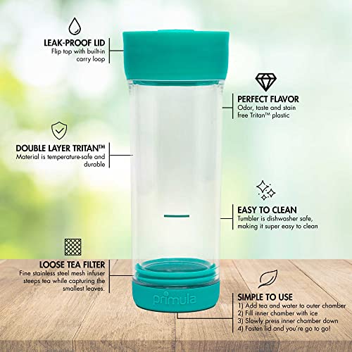 Primula Press and Go Iced Tea Iced Tea Brewer and Tumbler For Loose