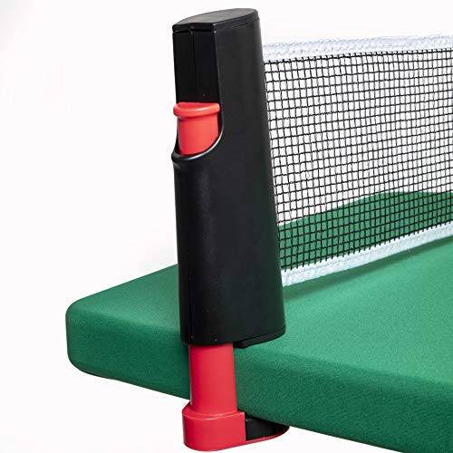 IntegraFun Pro Ping Pong Paddle Set with Ping Pong Net- Bracket Clamps,3-star Ping Pong Balls, Storage Case - Retractable Net and Post Set Adjustable to any Table - Indoor Outdoor Games for Family - Thumbnail 7
