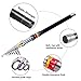 Goture Portable Carbon Fiber Telescopic Fishing Rod Retractable Travel Spinning Fishing Pole,Saltwater Boat Sea Rod 2.1m