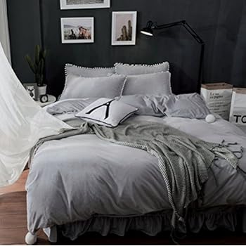 Amazon.com: LIFEREVO Luxury Plush Shaggy Duvet Cover Set