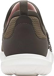 Clarks Women's Nova Way Sneaker, Dark Olive, 9.5 Wide