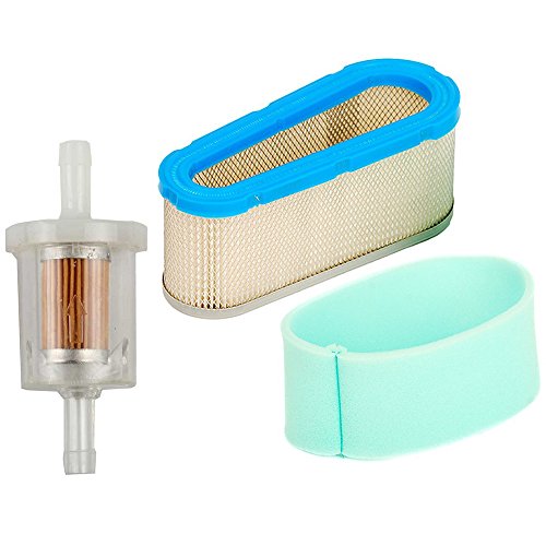 HIFROM Air Filter 36356 Pre Filter 36357 With 493629 5065 5065D 5065K 691035 Fuel Filter For Briggs & Stratton Prime Line Sunbelt