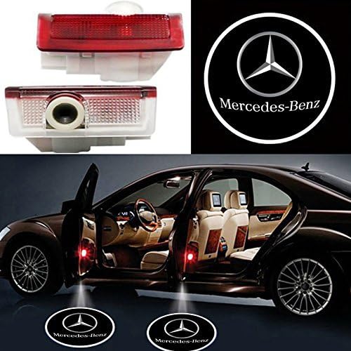 zhimin Car Door LED Light Projector Ghost Shadow Lights Welcome Lamp for E A B C ML Class w212 w166 w176 Series