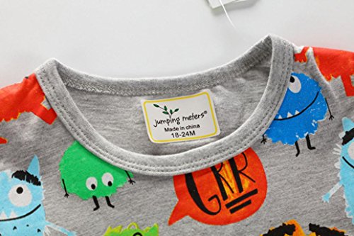 image for Leedford Baby Toddler Kids Boys Girls T-Shirt Classic Short-Sleeve Car