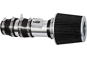 RTUNES RACING - SHORT RAM INTAKE Compatible For 09-14 TL 3.5L / 2010 TL 3.7L / 09-12 Honda Accord / 10-12 Honda Crosstour 3.5L (Black)