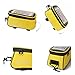 JOY COLORFUL Bicycle Bags Bicycle Front Tube Frame Cycling Packages 4.2,4.8,5.5 inches Touch Screen Mobile Phone Bags Professional Bicycle Accessories(Yellow, Medium)
