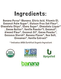 Barnana Organic Crunchy Banana Brittle – Serpiente de postre de estilo vegano saludable – fabricado con plátanos reciclados sostenibles, ecológicos