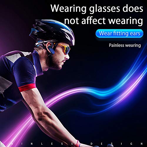 SLuB-Bone-Conduction-HeadphonesBluetooth-50-Open-Ear-Wireless-EarphonesWaterproof-and-Sweatproof-Sports-HeadsetHigh-Sound-QualityLarge-Capacity-BatteryBlue