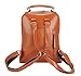 Tinksky® Vintage Shoulders Bag Fashion Student Backpack School Bag (Brown)