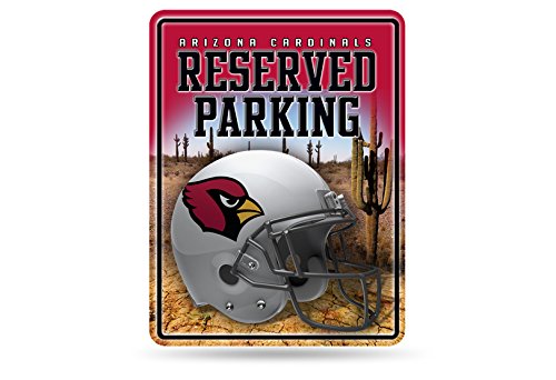 NFL Arizona Cardinals Hi-Res Metal Parking Sign
