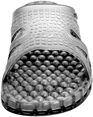 Translucent Vapor Sensi Sandals' Waterproof Slide Recovery Spa Sandal with Massaging Bumps. Handmade in Italy (US 10-11)
