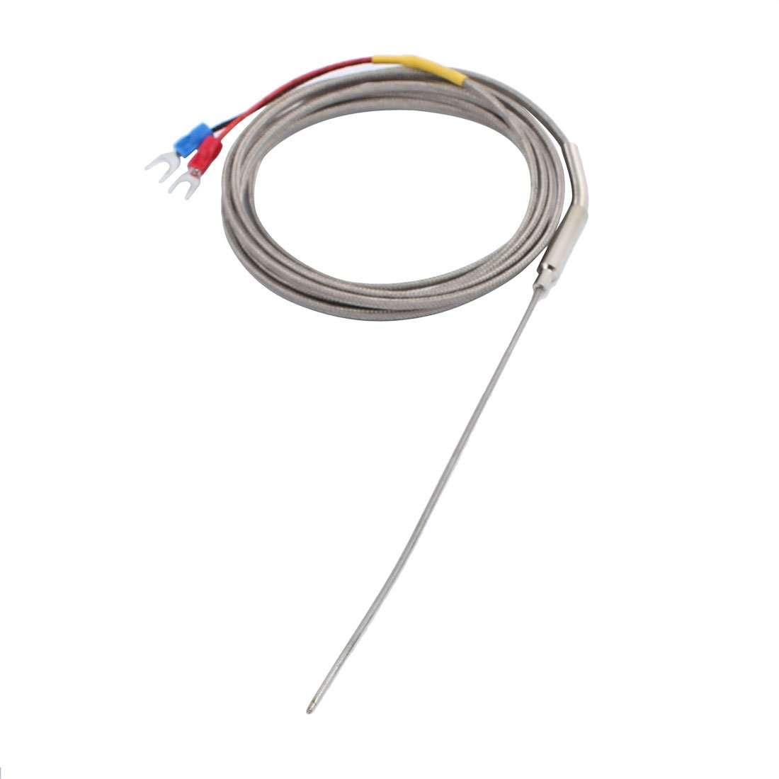 sourcingmap 2M Wire Temprature Sensor Thermocouple Probe K Type 150mm x 1.5mm