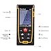 Laser Distance Measure,Zamkol 196ft/60m Laser Distance Meter with LCD Backlight Screen,Handy High precision Mute Laser Measure Device, Measurement for Distance,Area and Volume,Pythagorean Modes(A)