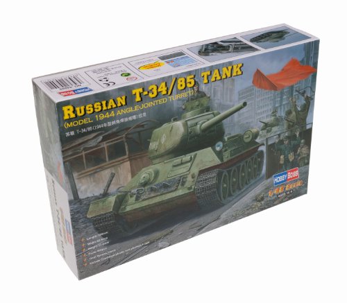 Hobby Boss Russian T-34/85 Tank Model 1944 with Angle-Joined Turret Vehicle Model Building Kit