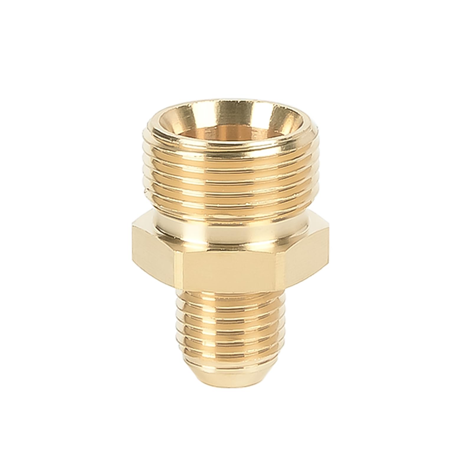 Pressure Washer Connector 22mm Male to 14mm Male Pressure Washer Adapter Brass Screw Hose Connetor (Pack of 1)