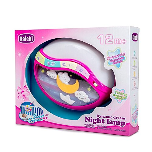 Play Baby Toys Magic Sleep Through The Night Soother Baby Crib Clip In Night Lamp With Multiple Melodies To Put Your Baby To Sleep, In Pink