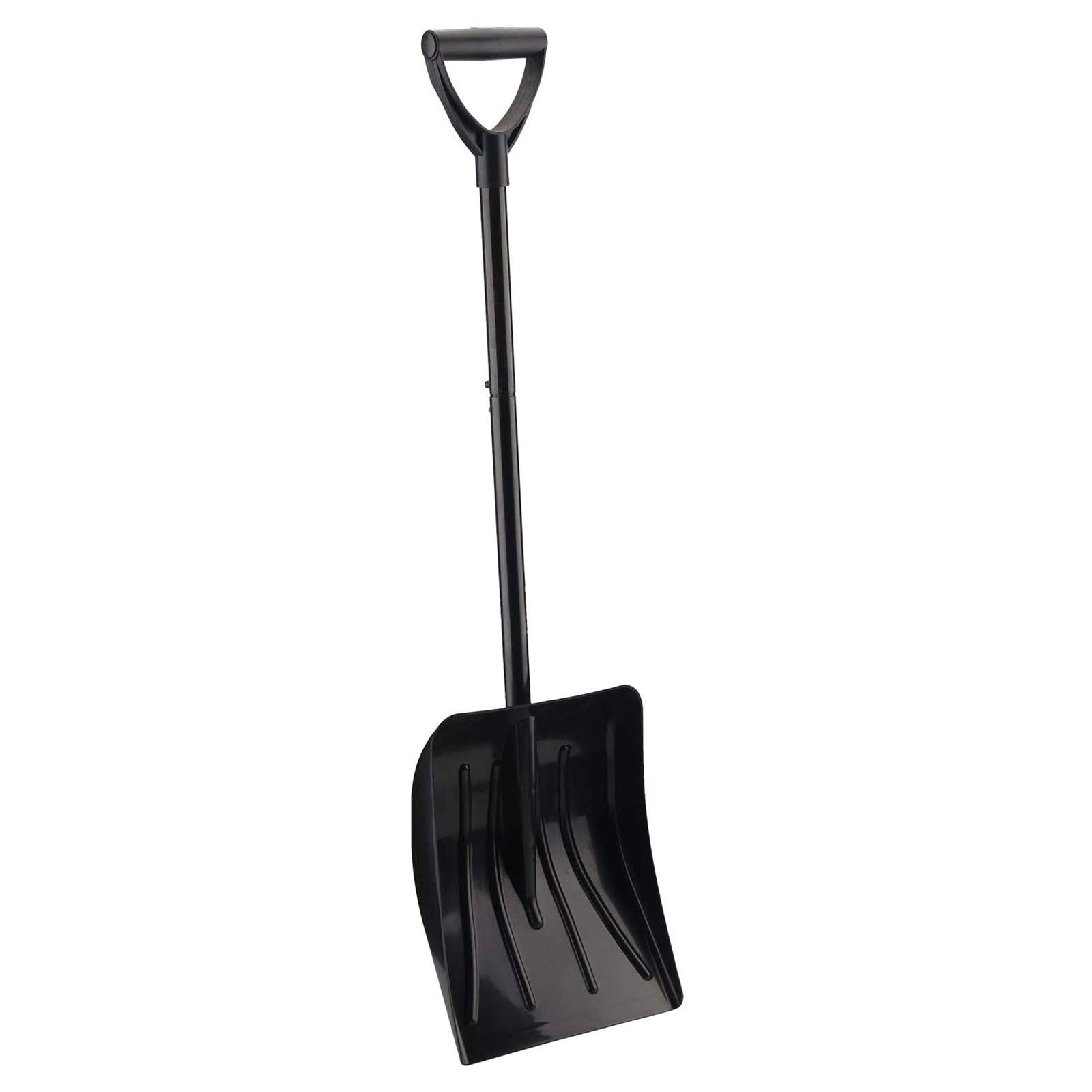 Timpfee Portable Snow Shovel with Folding Handle, Winter Telescopic Multifunctional Car Snow Scraper, Great to Clear Snow, Tidy Up The Courtyard Garden Outdoor Gardening