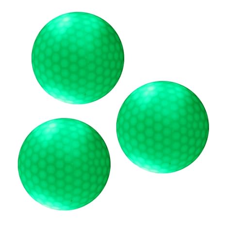 Gazechimp 3 Pedazos de Bola Pelota de Golf Noche de Color Verde ...