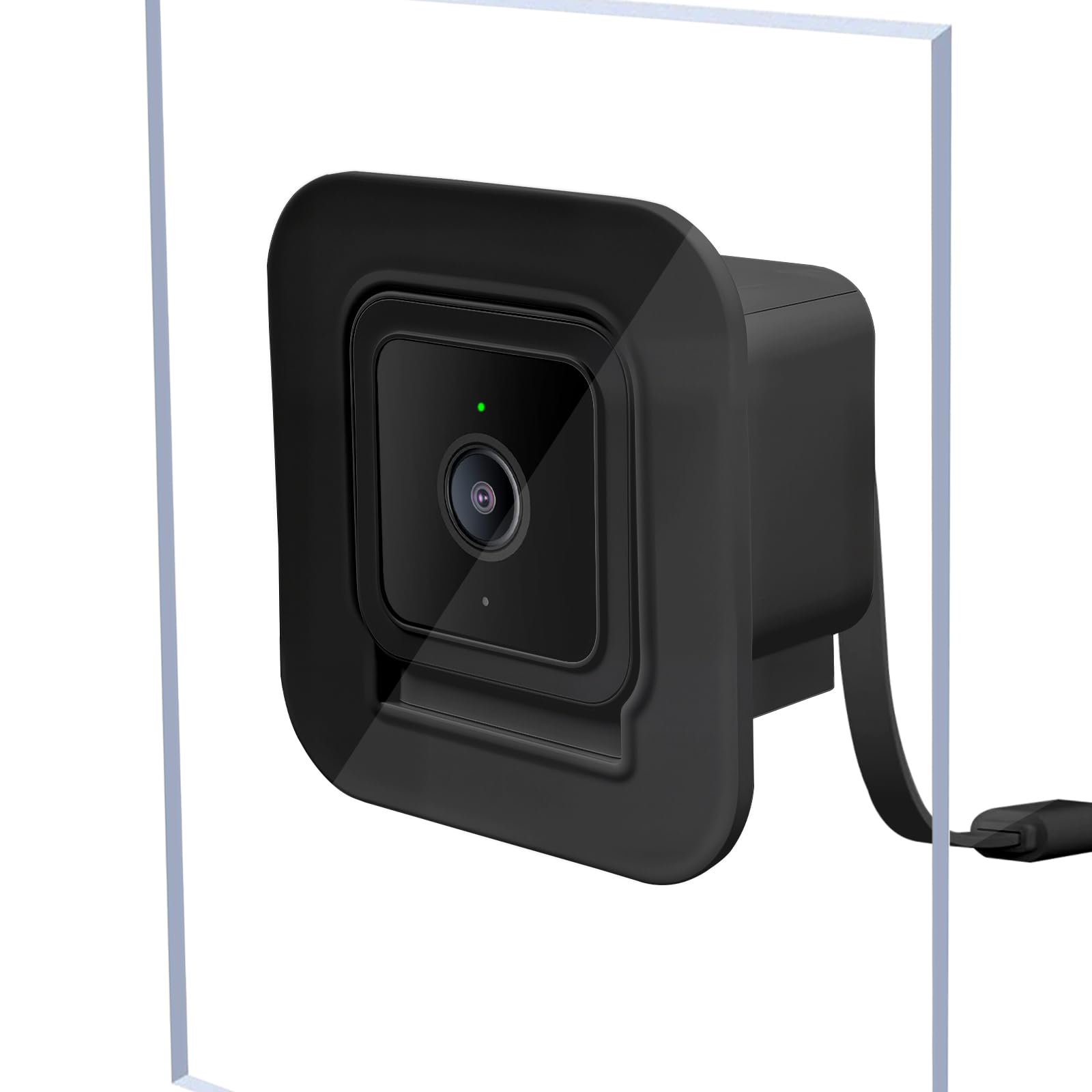Photo 1 of 2 Pack Window Mount fits for Wyze Cam V4/V3 – Stick-On Glass Camera Holder for Outdoor Monitoring, Birdwatching, Pet Viewing, No-Drill Mount for Renters – Not for Double Pane or Frosted Glass,Black