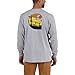 Carhartt Men's 102267 Workwear Graphic Branded C Long Sleeve T-Shirt