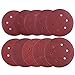 6 Inch 6 Holes Sanding Disc, 100PCS 40 60 80 100 120 180 240 320 400 800 Grit Sandpaper Assortment - LotFancy Hook and Loop Orbit Sander Round Sand Paper primary