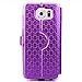 SailsON Electronics Samsung Galaxy S6 Case Leather Wallet PU Case Flip Cover Built-in Card Slots View Window Stand Holder Function Phone Protective For Samsung Galaxy S VI, Purple