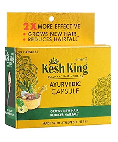 Emami Kesh King Ayurvedic Hair Oil - Promotes New Hair Growth, Reduces Hair Fall, 100ml