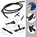 Topus Front Windshield Washer Nozzles Kit,Washer Jet & Washer Fluid Hose with Hose Connector for Jeep,Chrysler,Dodge,Ram
