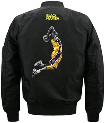 Black Mamba Kobe Varsity Bomber Jacket at Amazon Menâs Clothing store