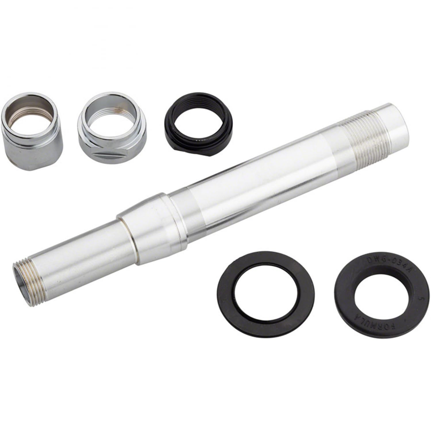 Sram Spare - Wheel Spare Parts Kit Complete Axle Assembly Includes Axle,Threaded Lock Nuts And End Caps) - Mth-746 Cassette Rear:
