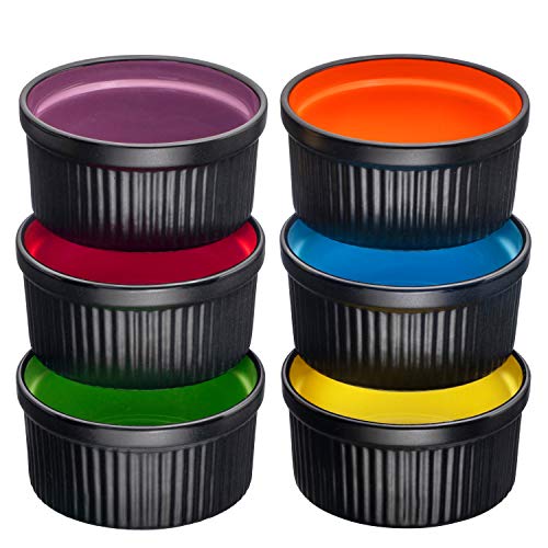 3 Ceramic+Ramekins+Colored+Interior+Packing