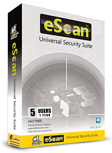 image for ESCANAV eScan Universal Security Suite 5 in 1 Protection from unauthor